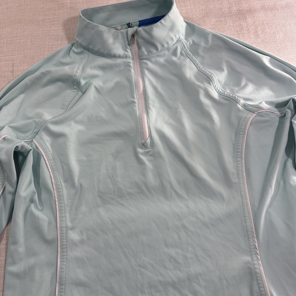 Peter Millar Shirt S Mint Sun Comfort Gorpcore Base Layer Performance Athletic - Picture 4 of 7